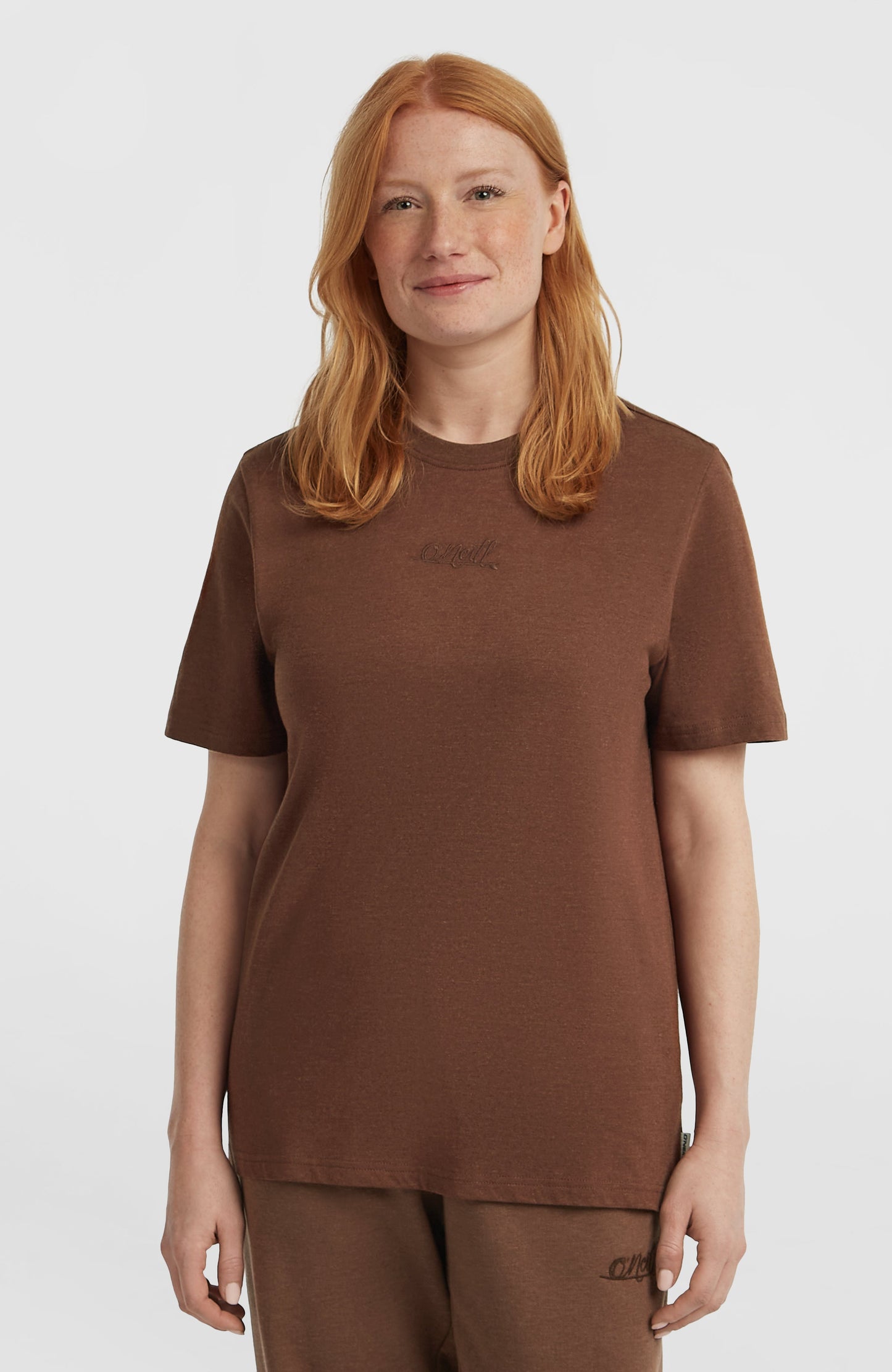 Essentials Script T-Shirt Women Hazel Spice