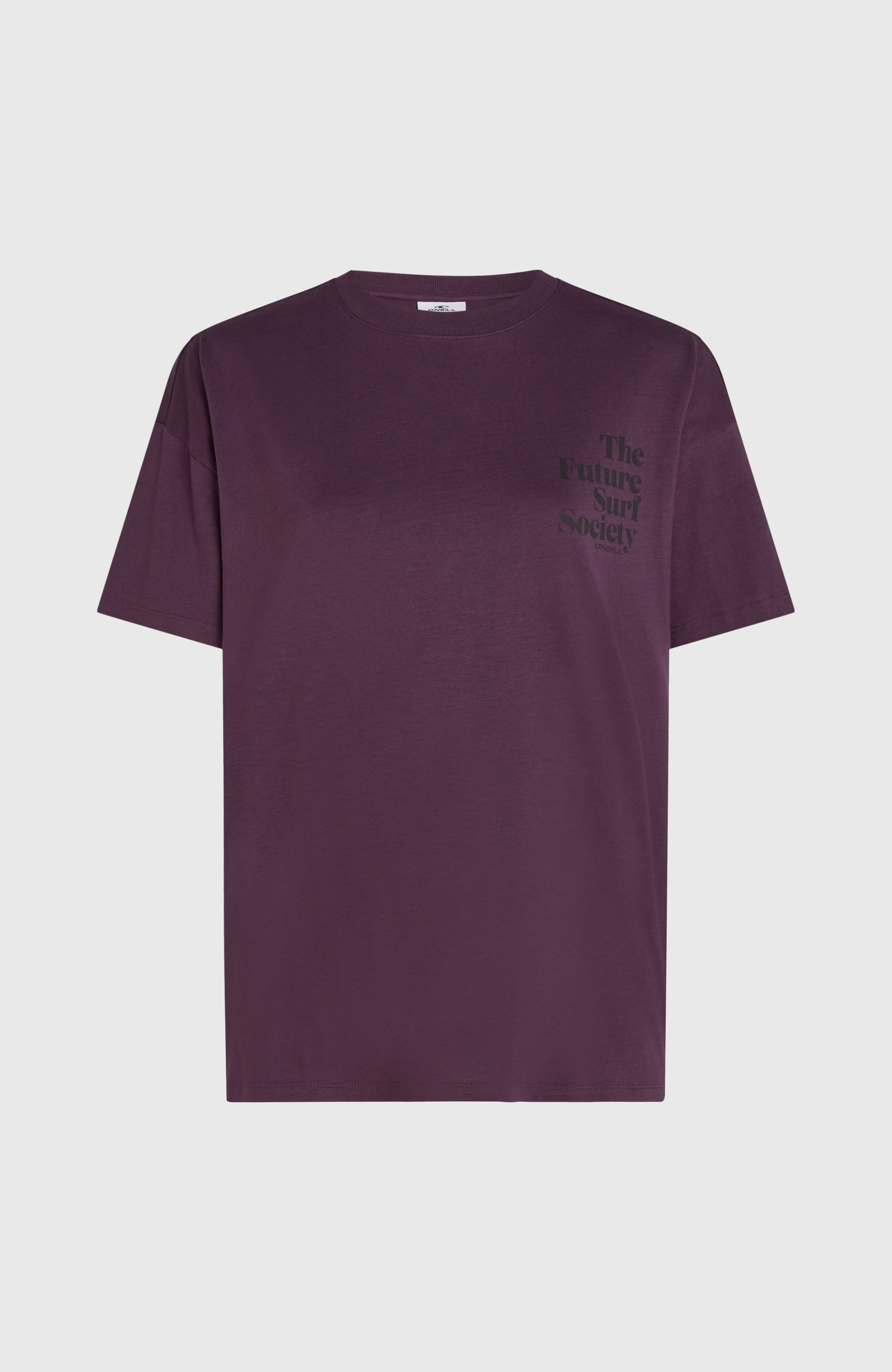 Future Surf Society T-Shirt Women Aubergine