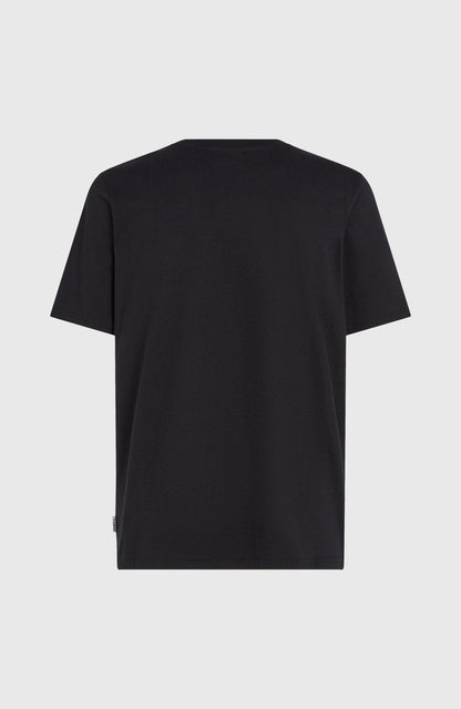 Chest Graphic T-Shirt Women Black Out