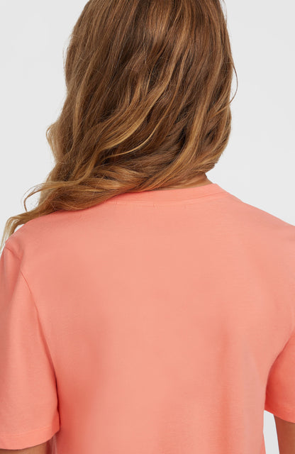 Essentials Script T-Shirt Women Coral Pink