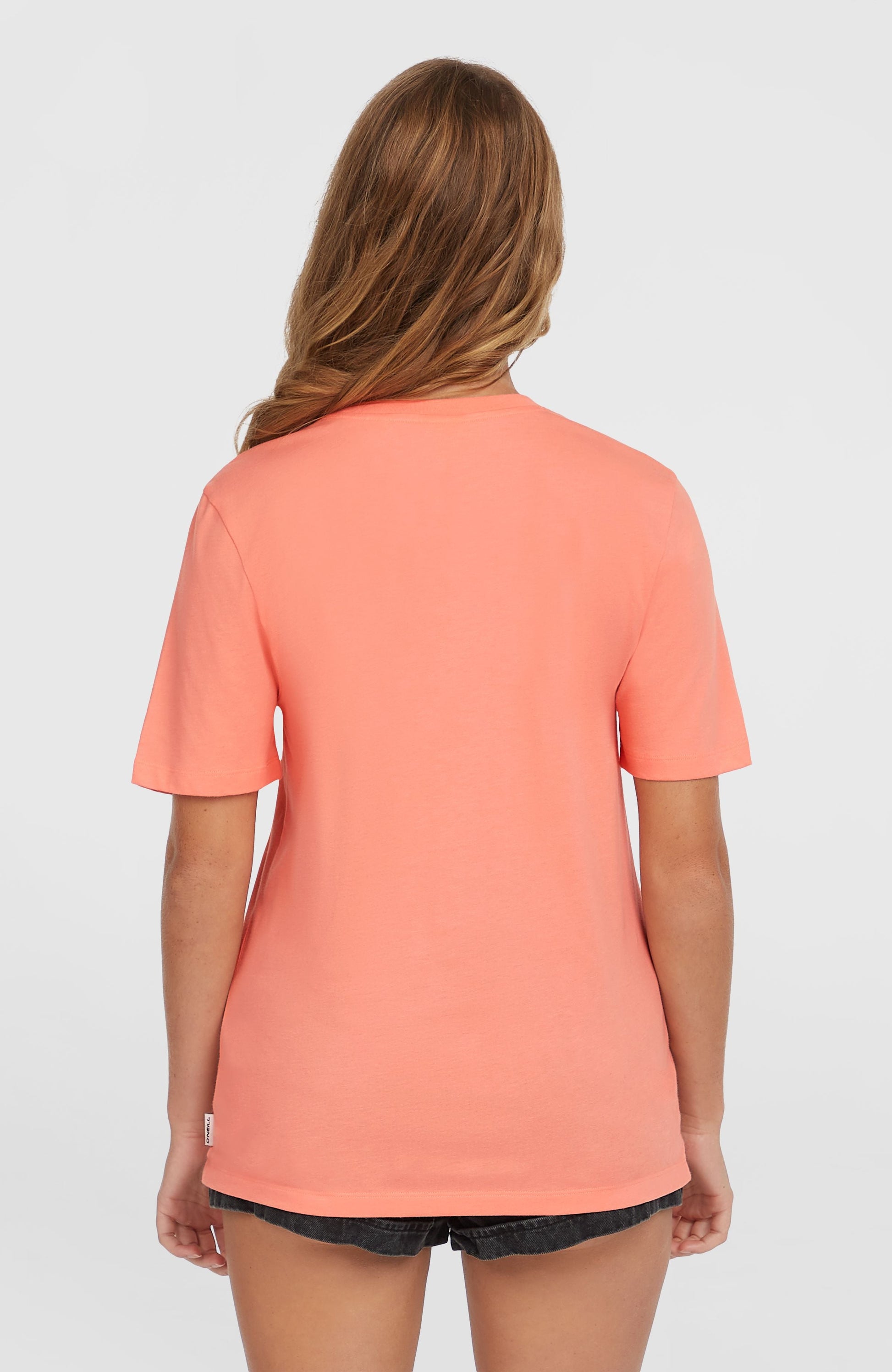 Essentials Script T-Shirt Women Coral Pink