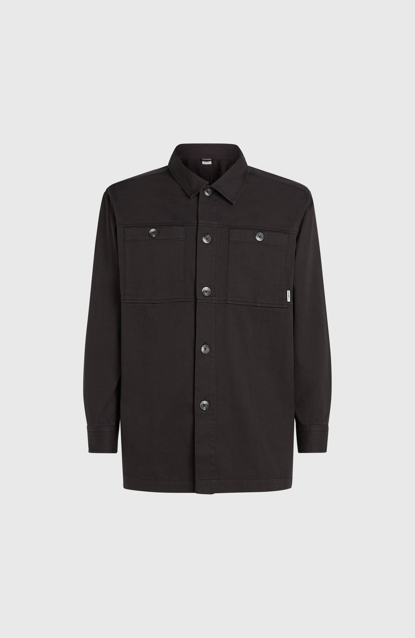 Twill Overshirt Women Black Out