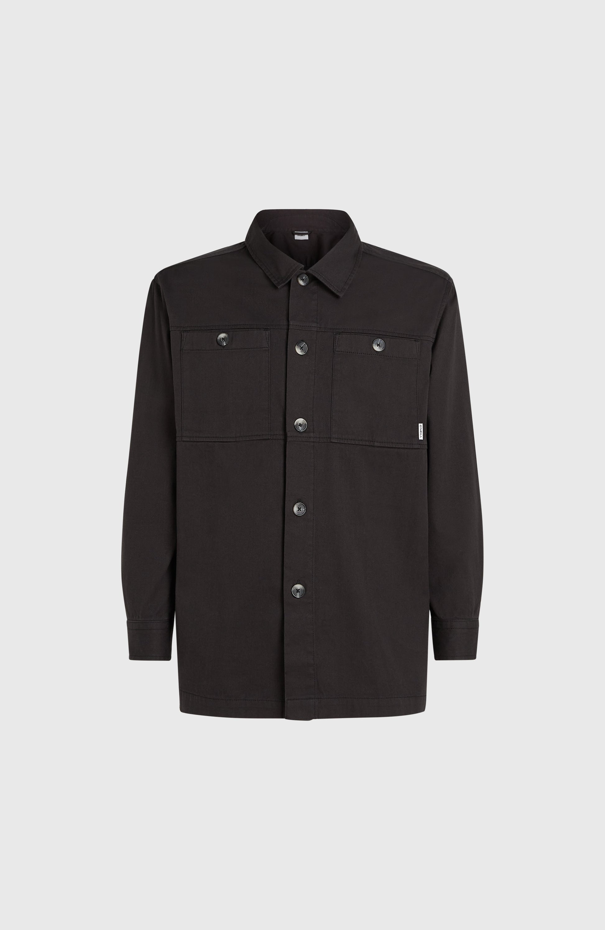 Twill Overshirt Women Black Out