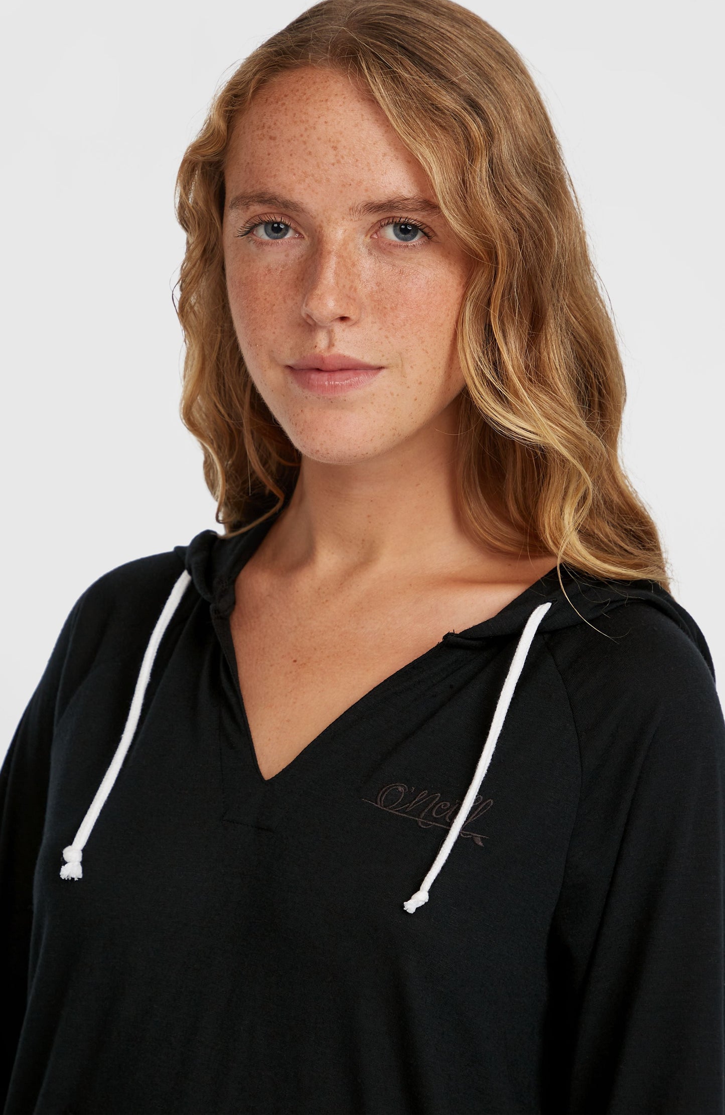 Essentials Long Sleeve Hoodie Women Black Out