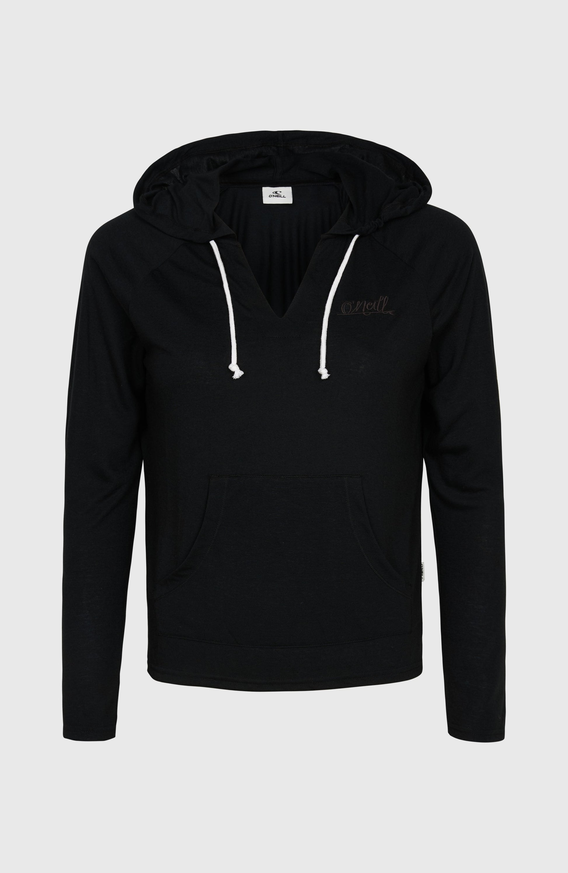 Essentials Long Sleeve Hoodie Women Black Out