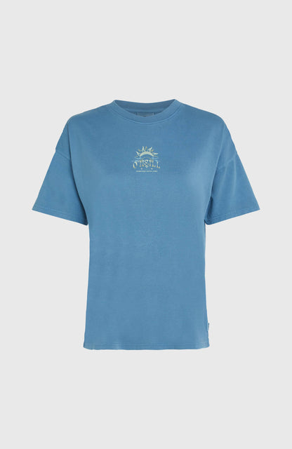 Beach Vintage T-Shirt Women Copen Blue