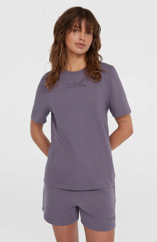 Essentials Script T-Shirt Women Storm