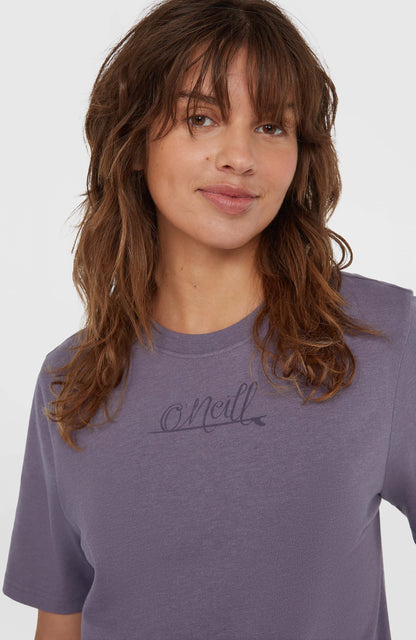 Essentials Script T-Shirt Women Storm