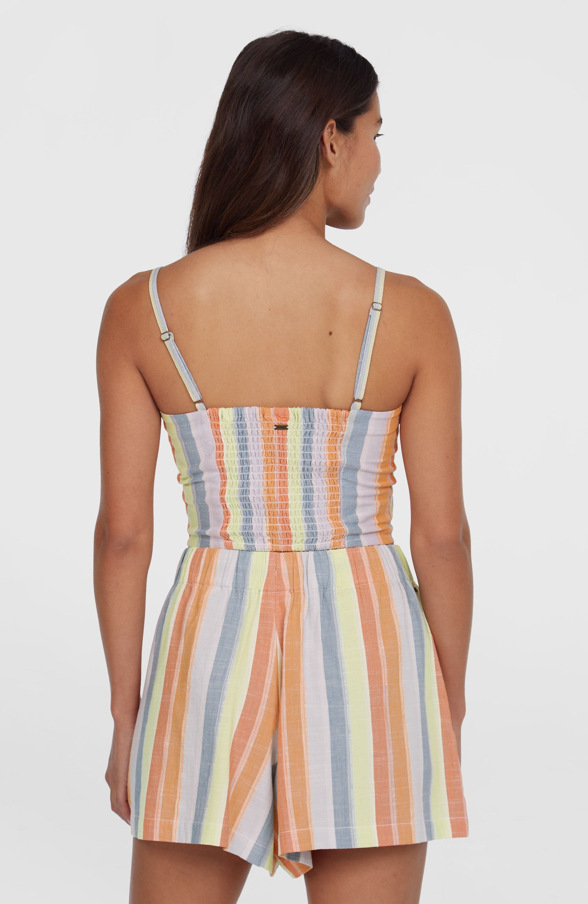 Beach Vintage Cropped Top Women Vintage Stripe