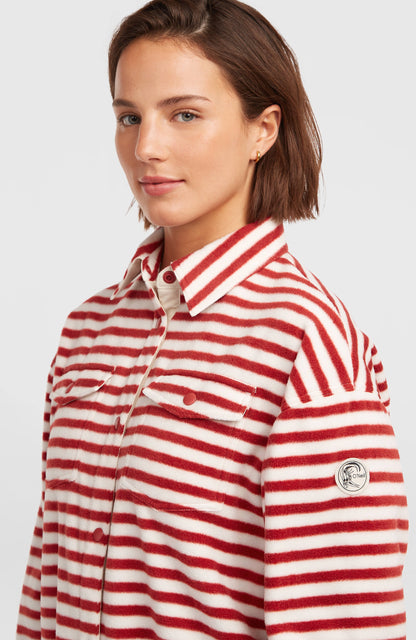 O'Riginals Superfleece Shirt Women White/Red Originals Stripe