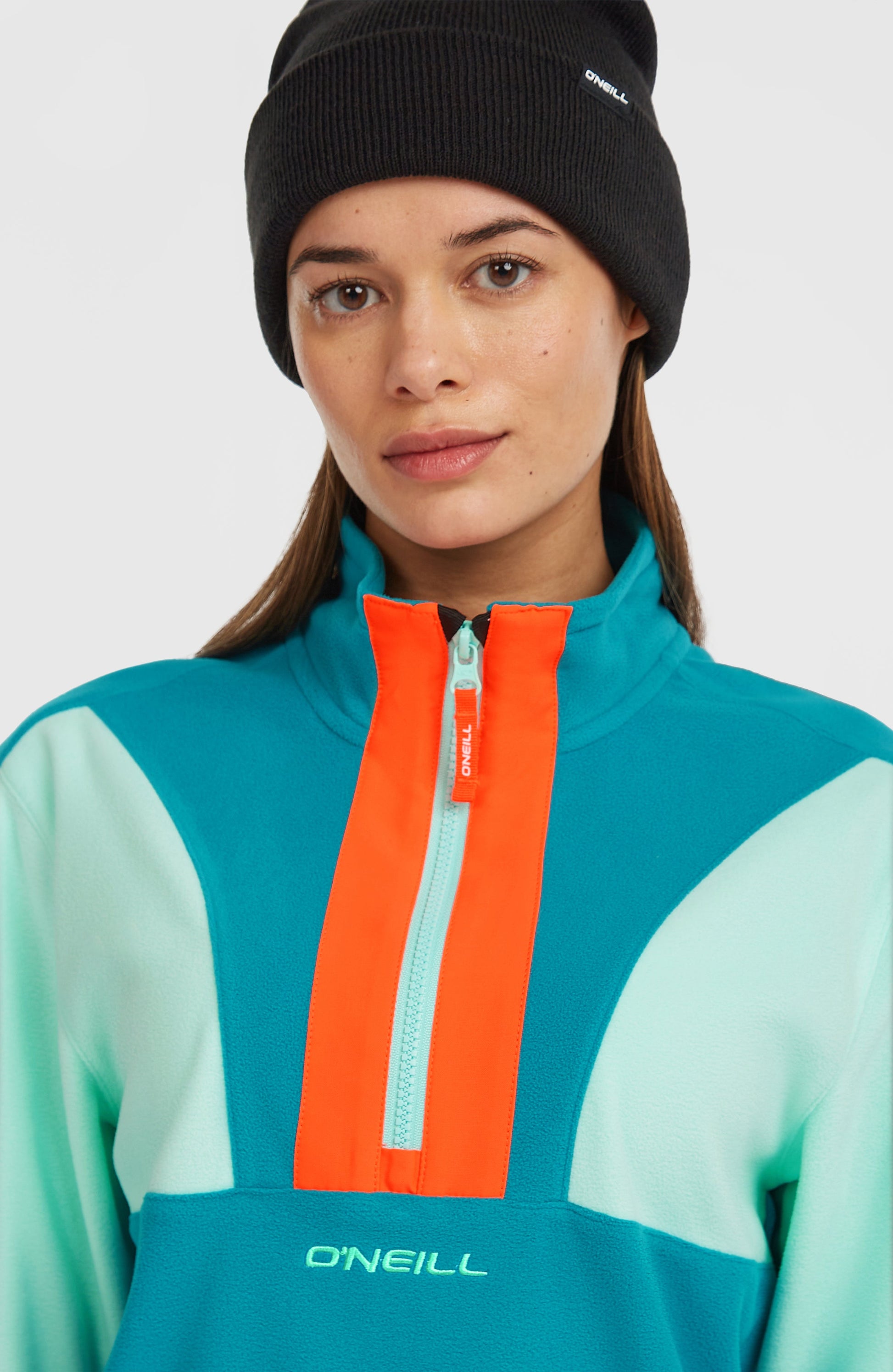 FWC'Cruz Triple Polartec® Half-Zip Fleece Women Retro Mint Colour Block