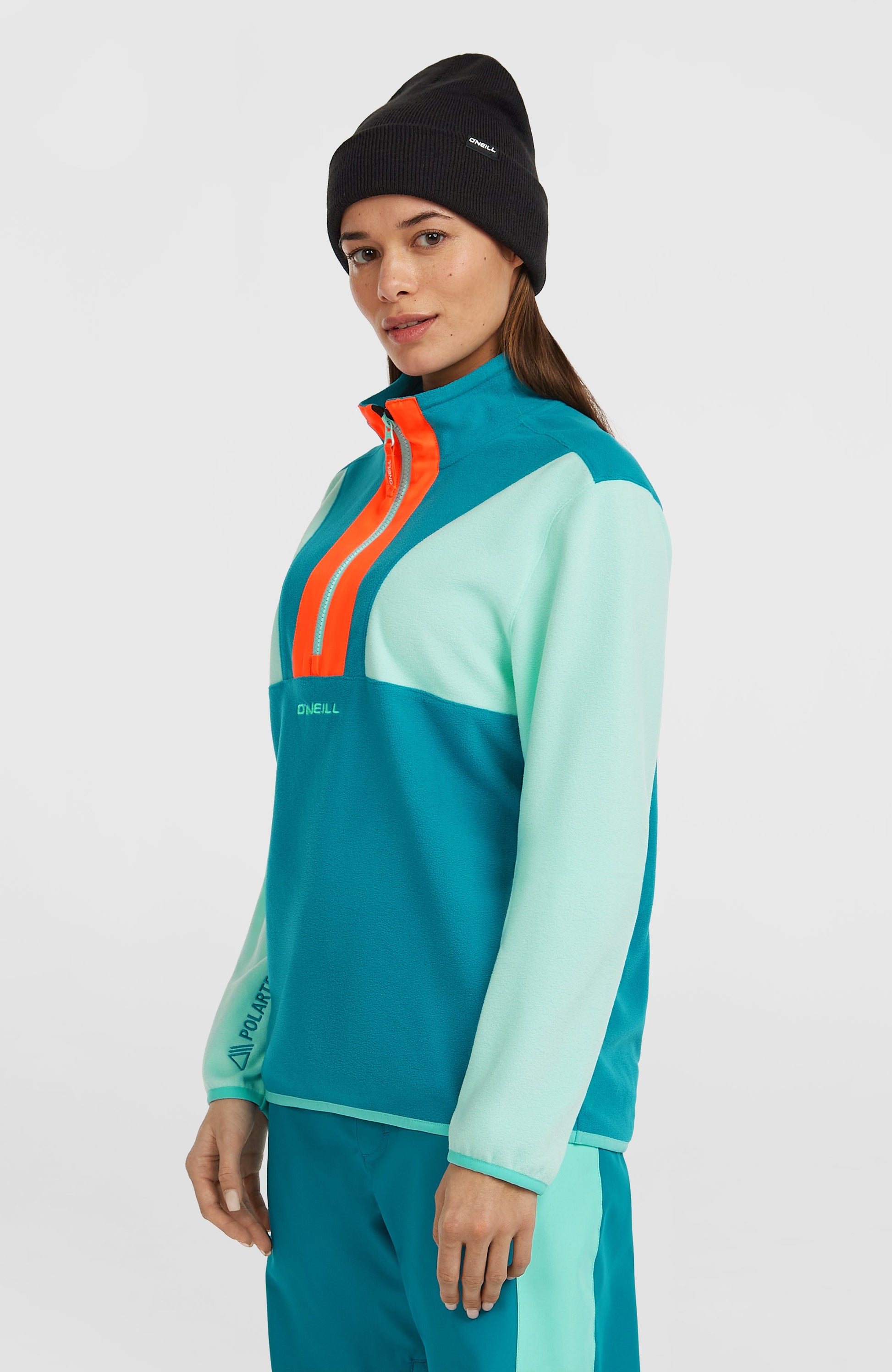FWC'Cruz Triple Polartec® Half-Zip Fleece Women Retro Mint Colour Block