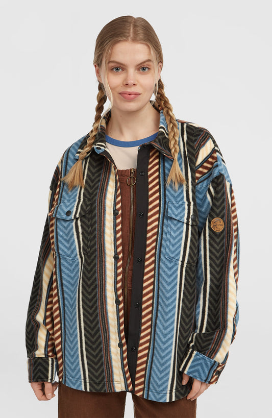 O'Riginals Superfleece Shirt Women Blue Vintage O'Neill Stripe