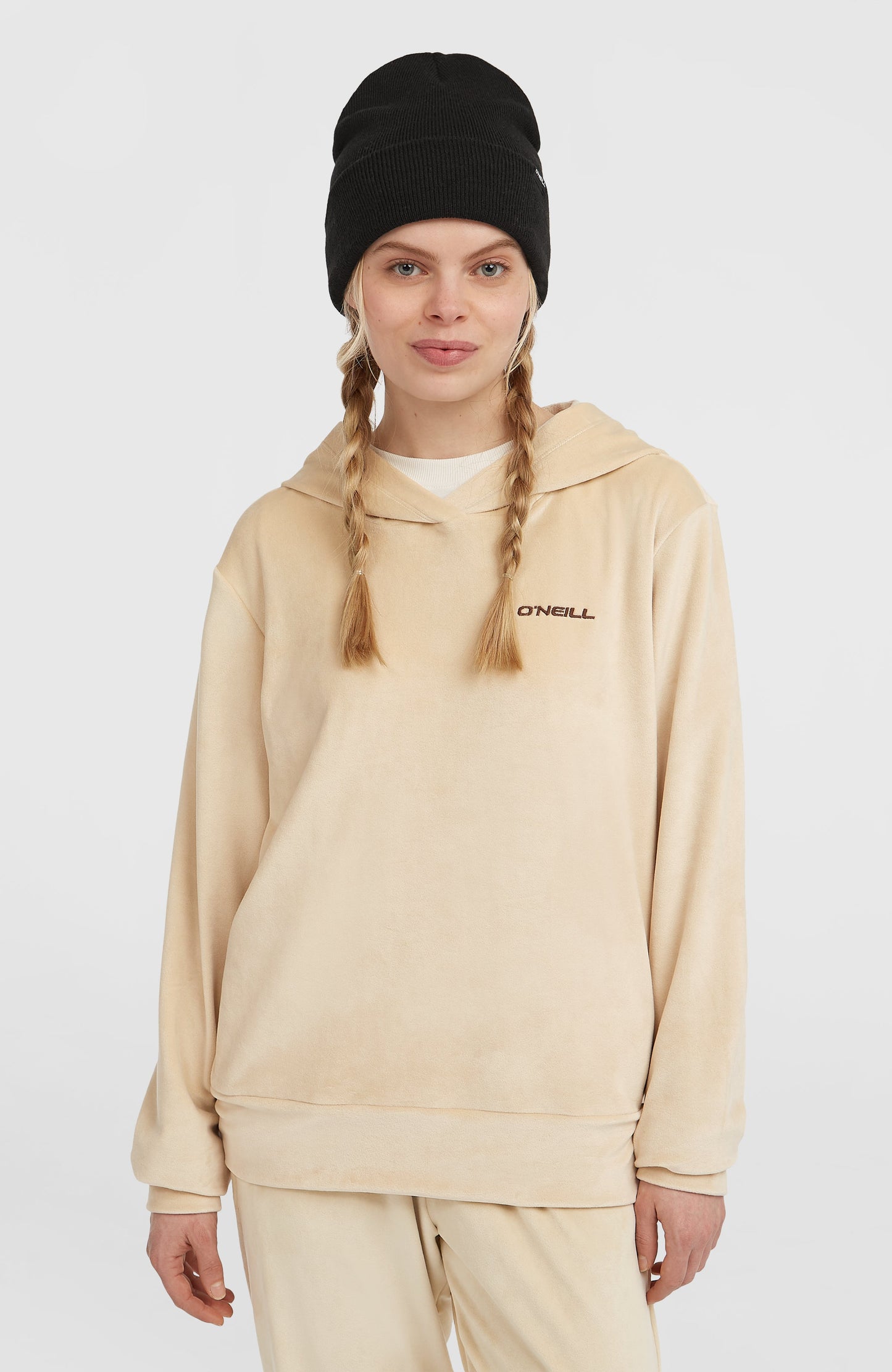 FWC'Cruz Velour Hoodie Women Macaron