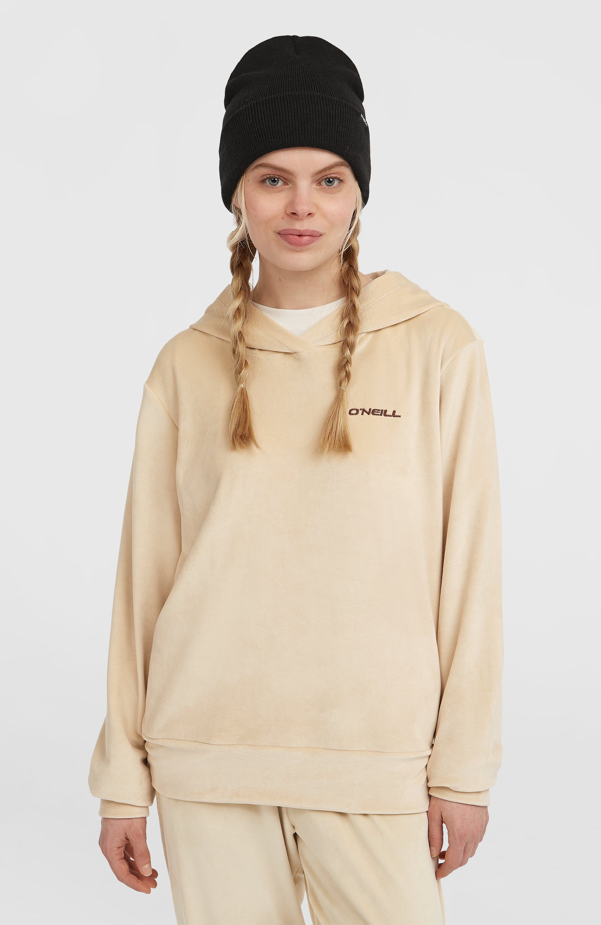 FWC'Cruz Velour Hoodie Women Macaron