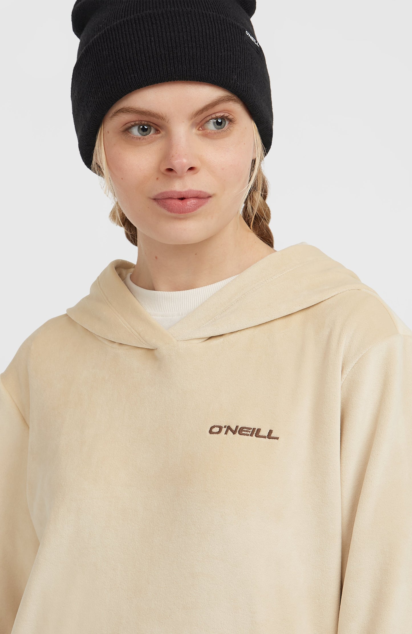 FWC'Cruz Velour Hoodie Women Macaron