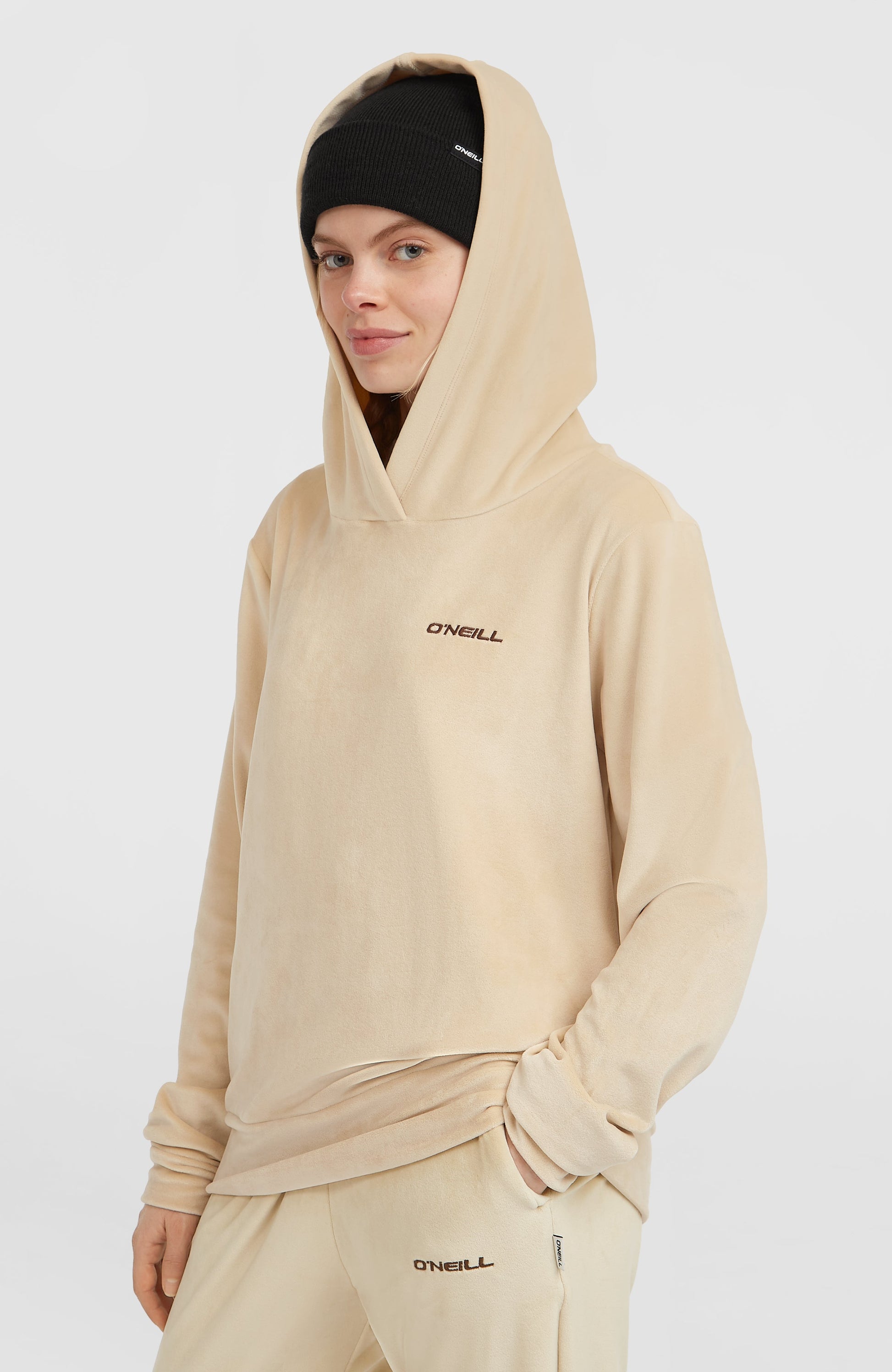 FWC'Cruz Velour Hoodie Women Macaron