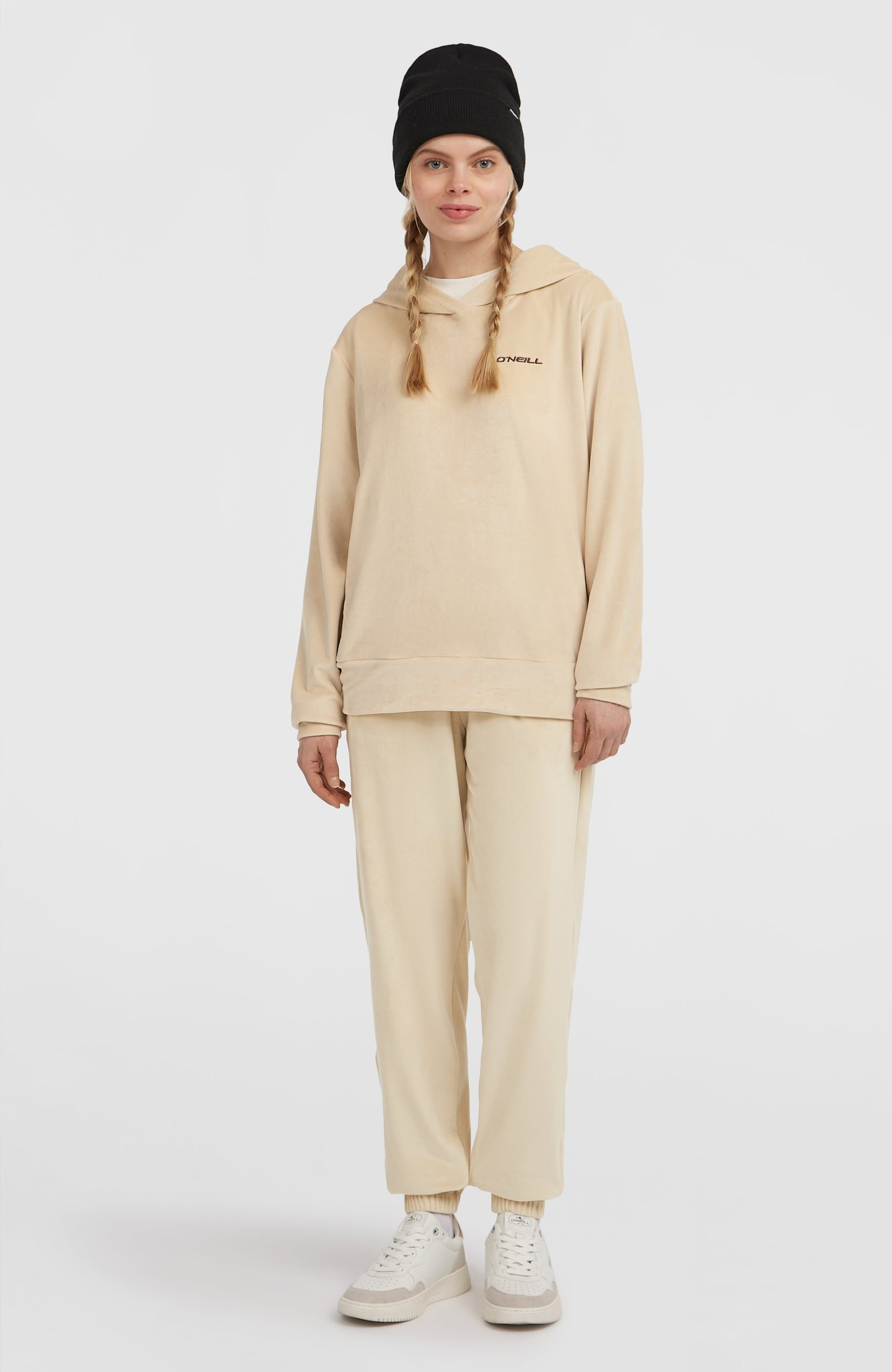 FWC'Cruz Velour Hoodie Women Macaron