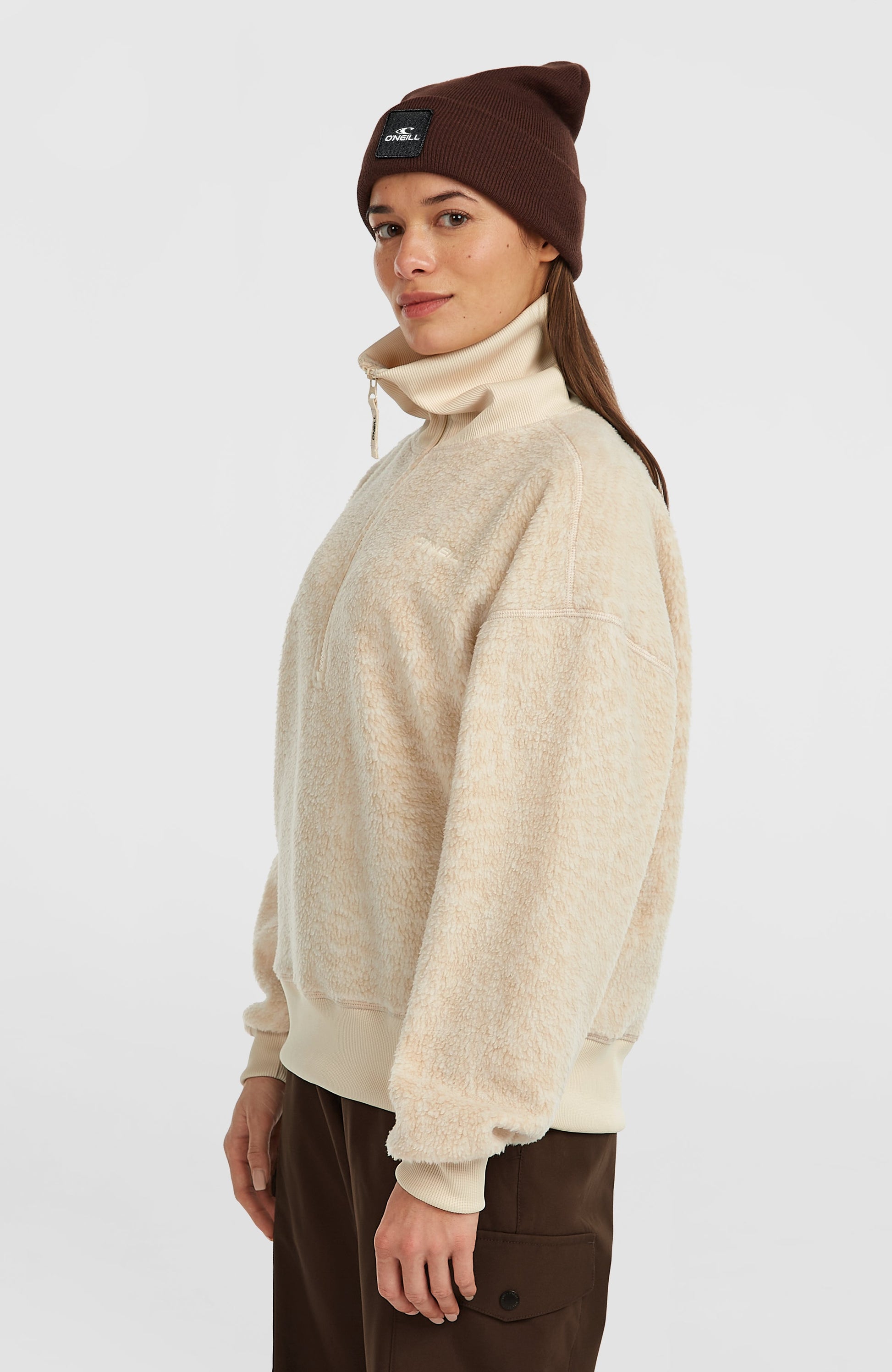 Must-Have Half-Zip Fleece Women Macaron Animalica