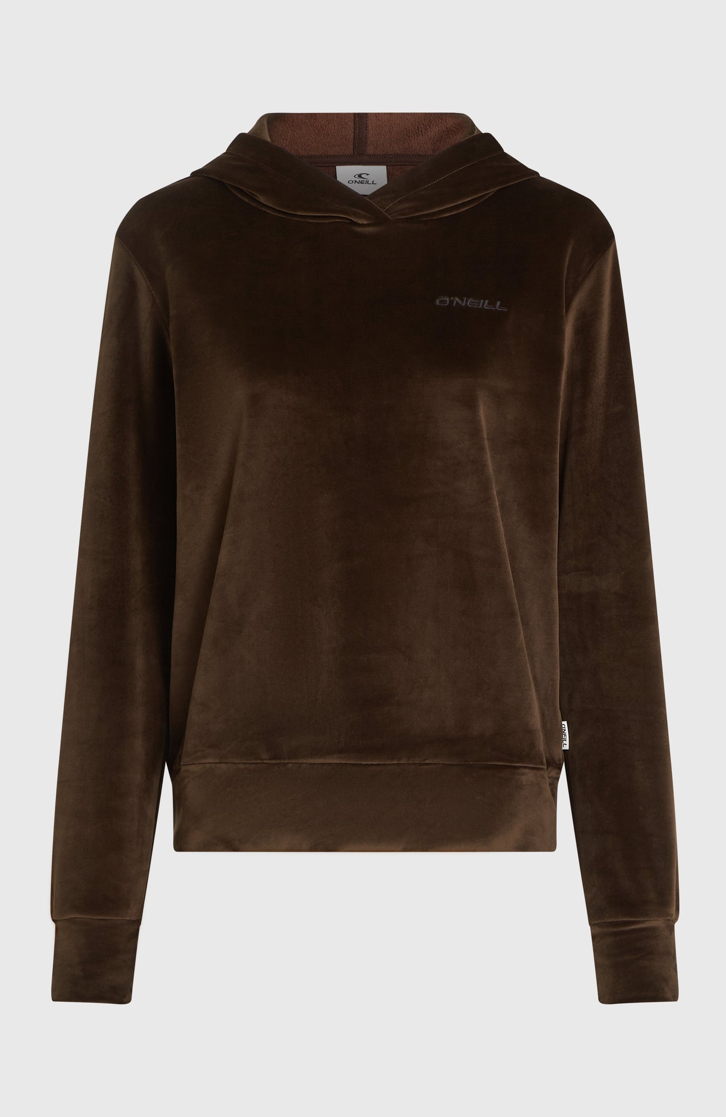 FWC'Cruz Velour Hoodie Women Coffee Bean
