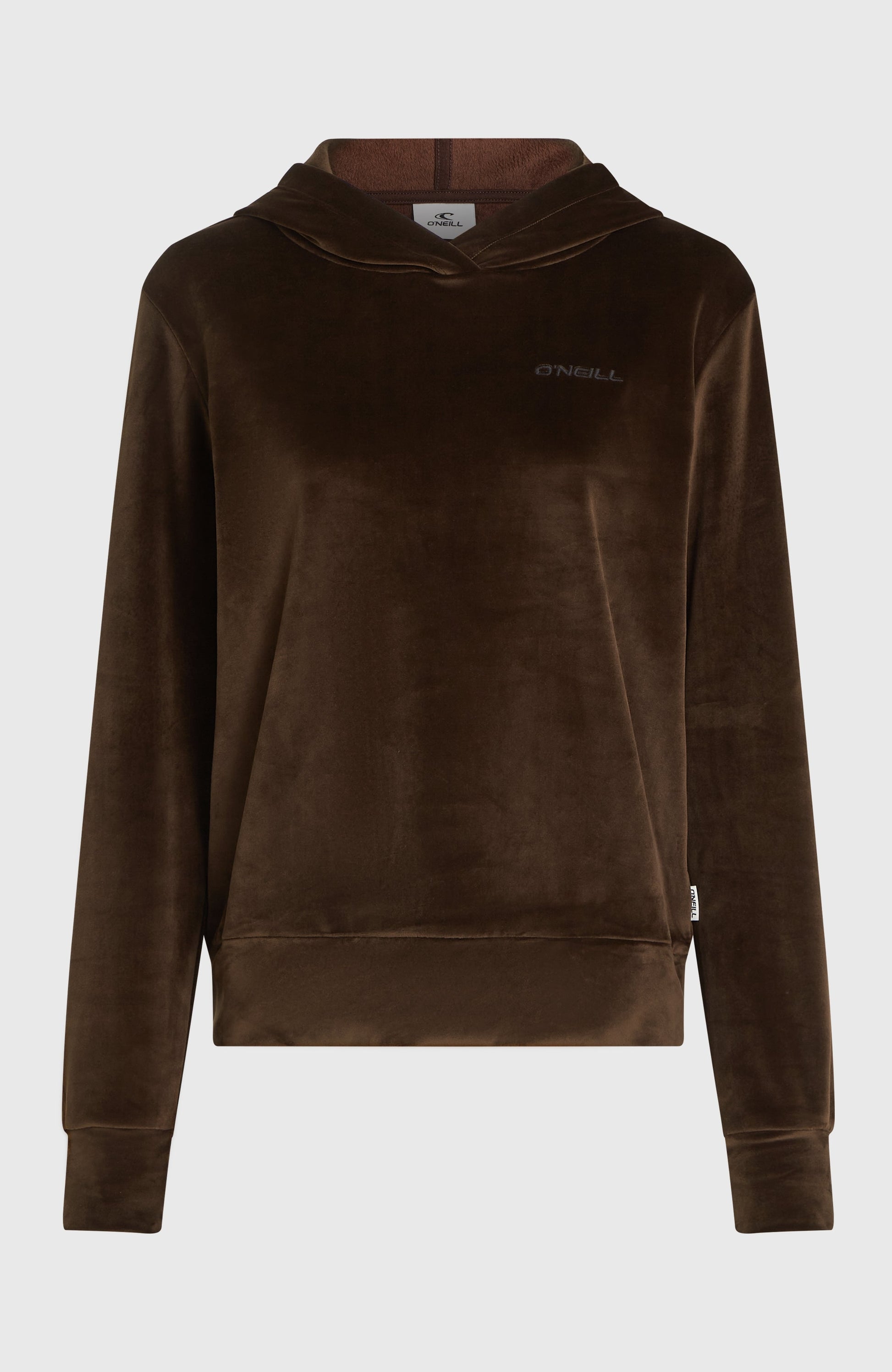 FWC'Cruz Velour Hoodie Women Coffee Bean