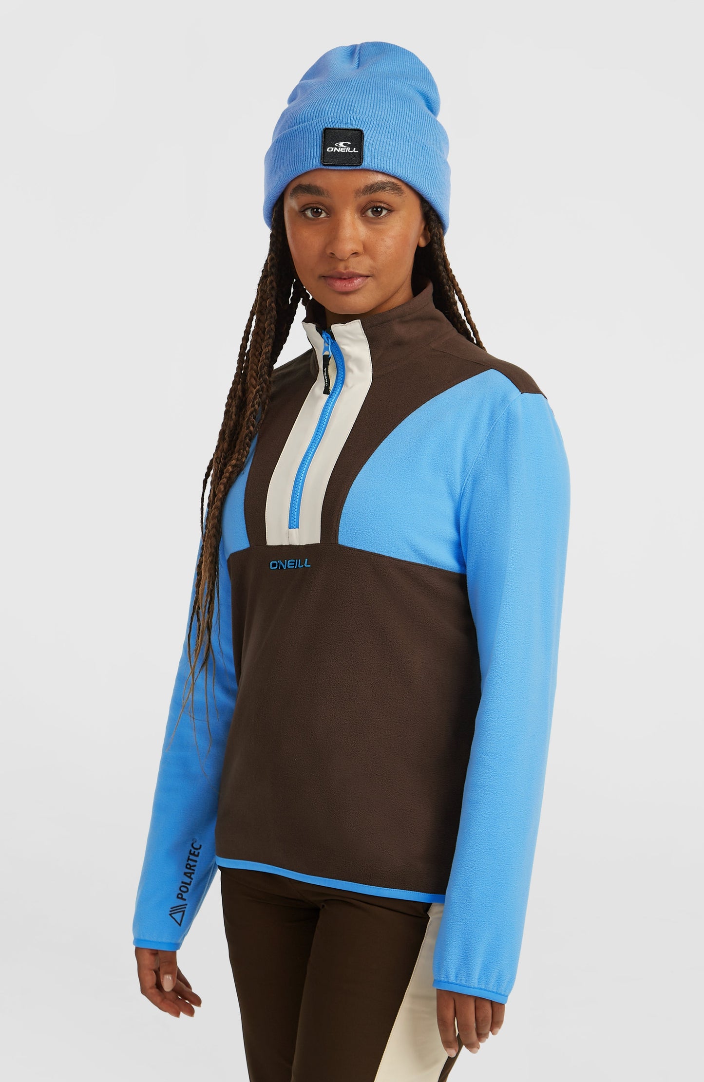 FWC'Cruz Triple Polartec® Half-Zip Fleece Women Blue Poppy Colour Block