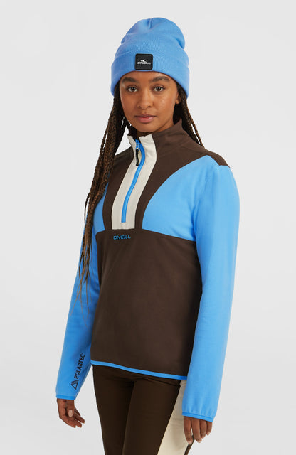 FWC'Cruz Triple Polartec® Half-Zip Fleece Women Blue Poppy Colour Block