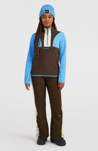 FWC'Cruz Triple Polartec® Half-Zip Fleece Women Blue Poppy Colour Block