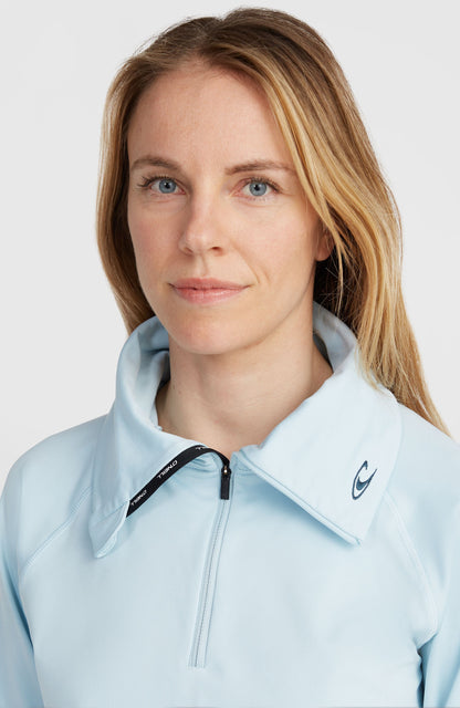 Hydrowick Half-Zip Fleece Women Dawn Sky