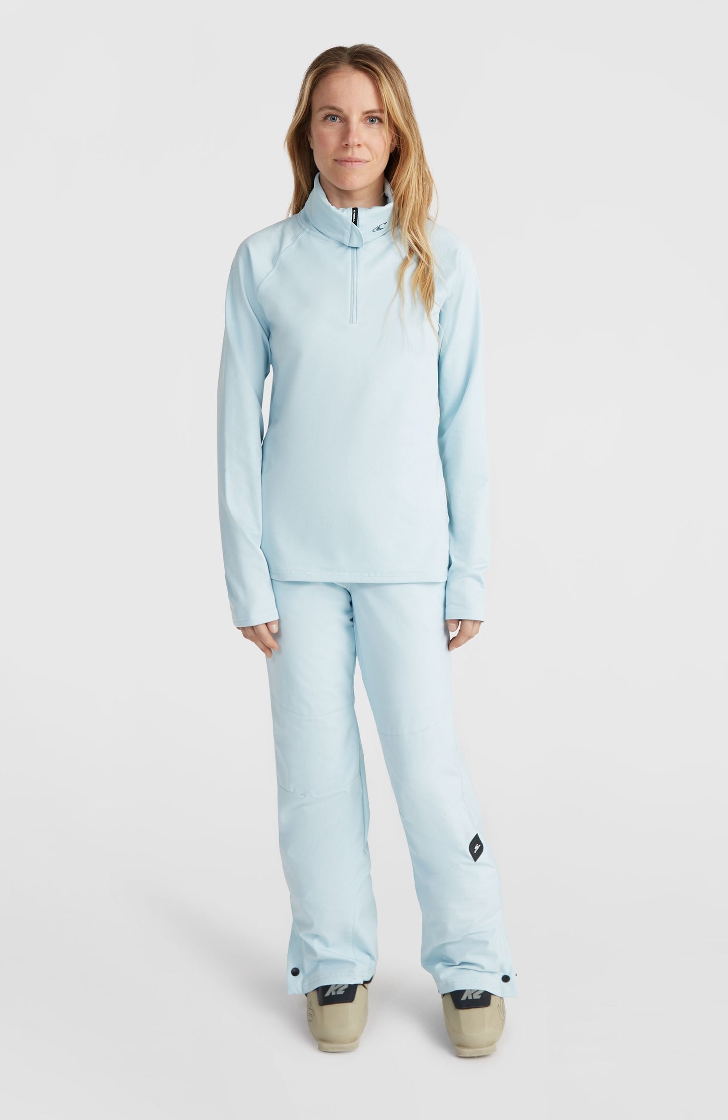 Hydrowick Half-Zip Fleece Women Dawn Sky
