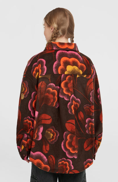 O'Riginals Superfleece Shirt Women Brown Originals Flower
