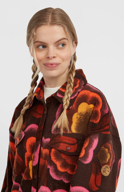 O'Riginals Superfleece Shirt Women Brown Originals Flower