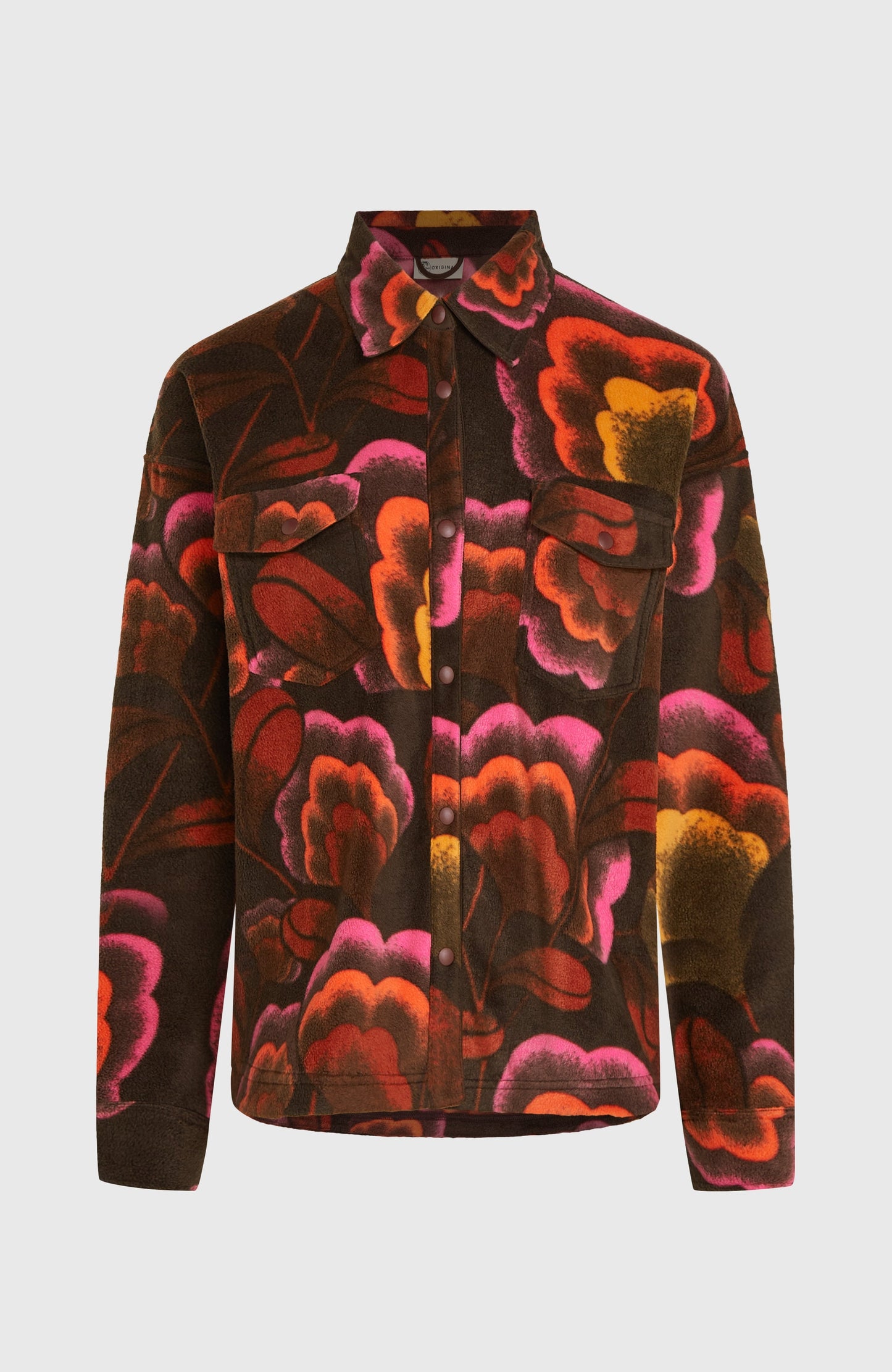 O'Riginals Superfleece Shirt Women Brown Originals Flower