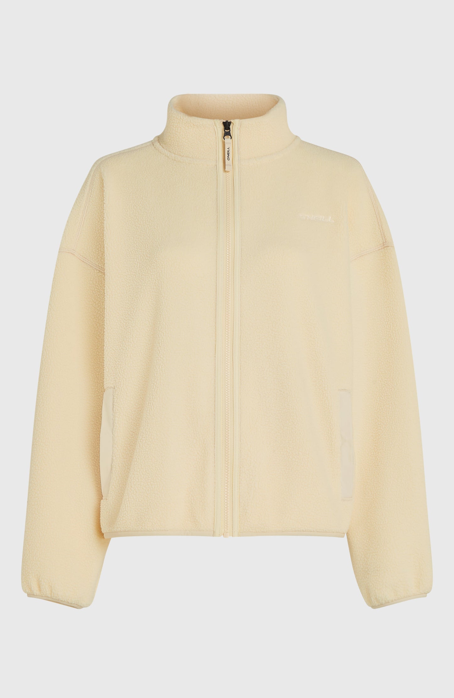 Must-Have High-Pile Full-Zip Fleece Women Macaron