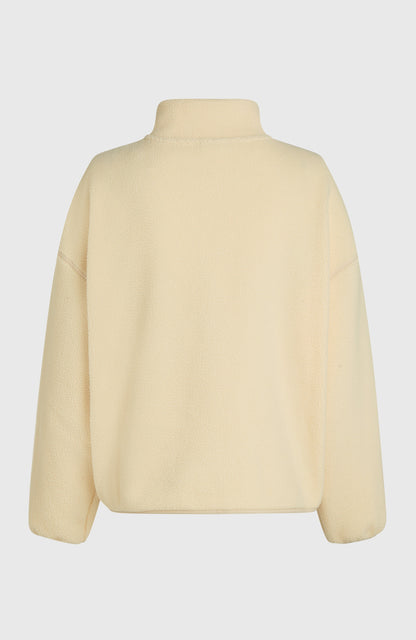 Must-Have High-Pile Full-Zip Fleece Women Macaron