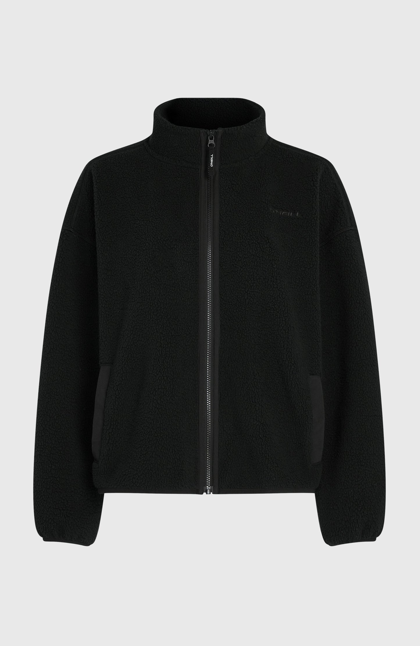 Must-Have High-Pile Full-Zip Fleece Women Black Out