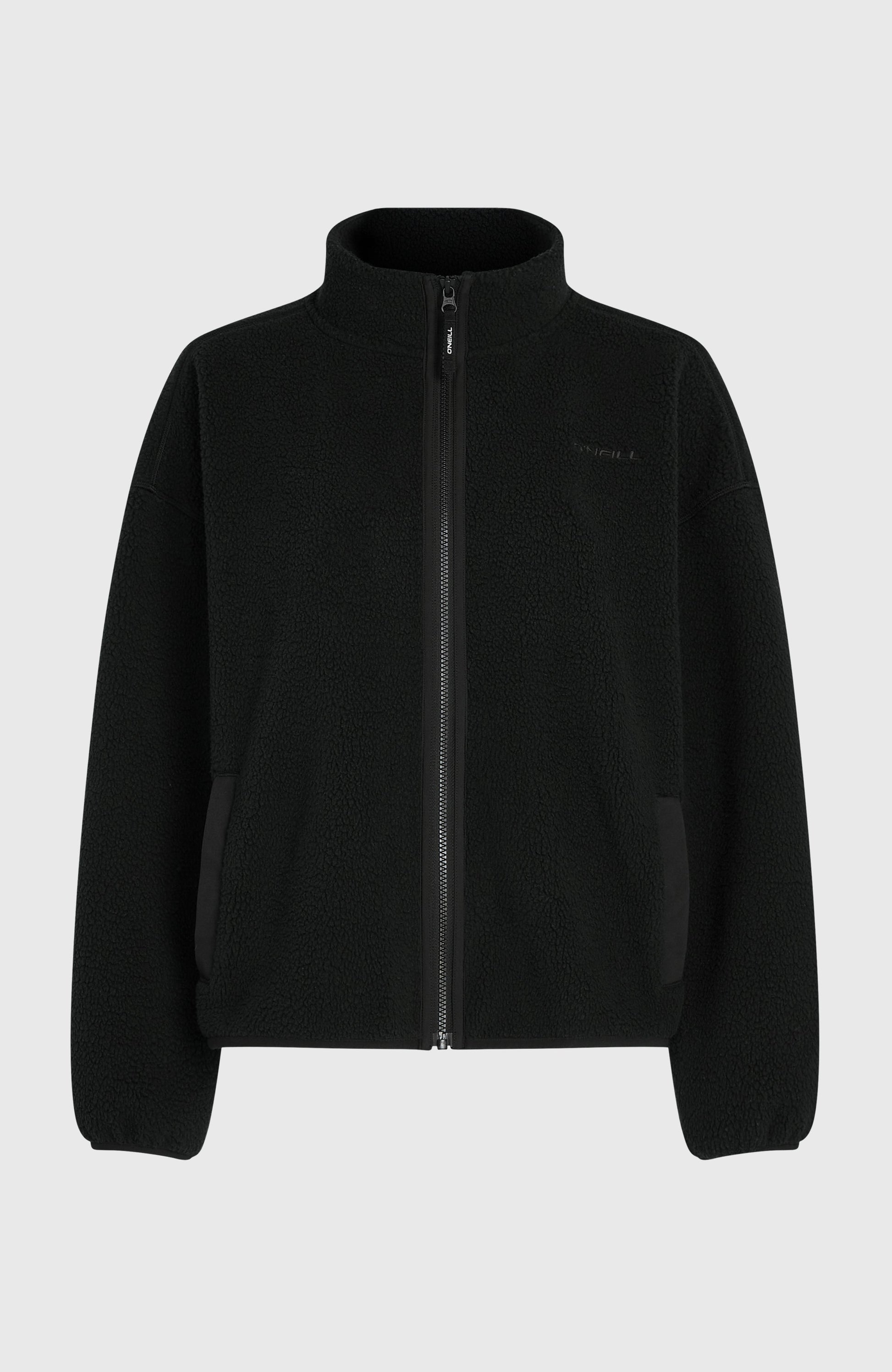 Must-Have High-Pile Full-Zip Fleece Women Black Out