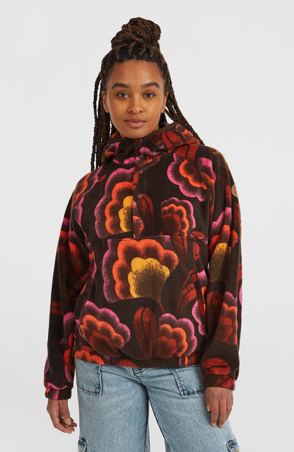 O'Riginals Superfleece Hoodie Women Brown Originals Flower