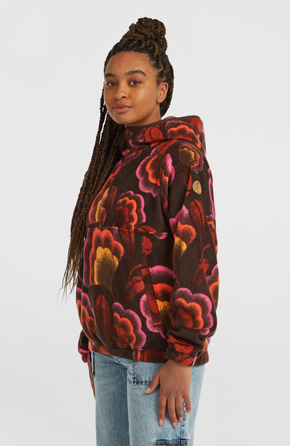 O'Riginals Superfleece Hoodie Women Brown Originals Flower