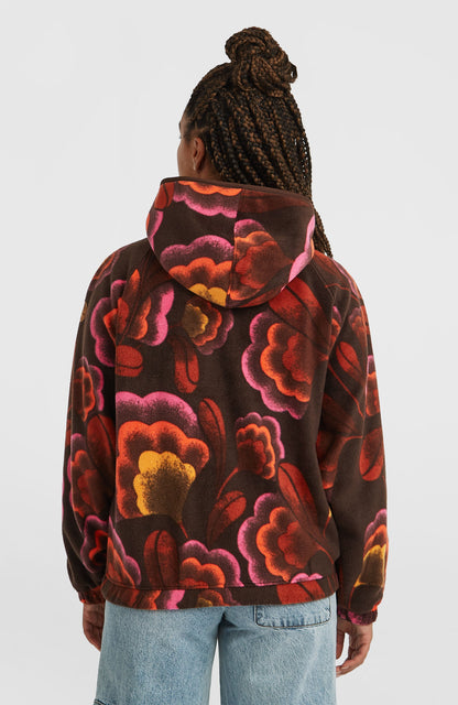 O'Riginals Superfleece Hoodie Women Brown Originals Flower