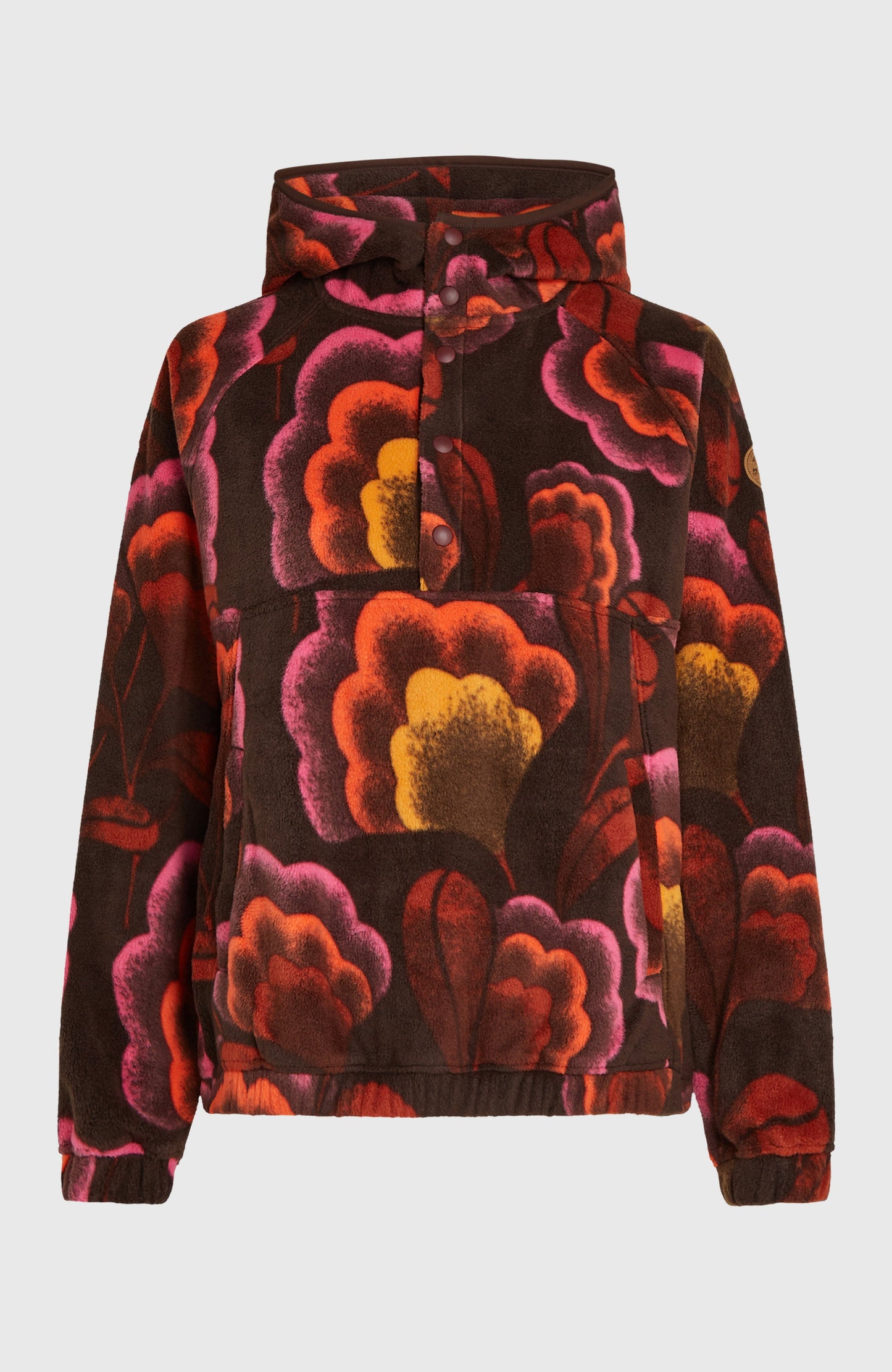 O'Riginals Superfleece Hoodie Women Brown Originals Flower