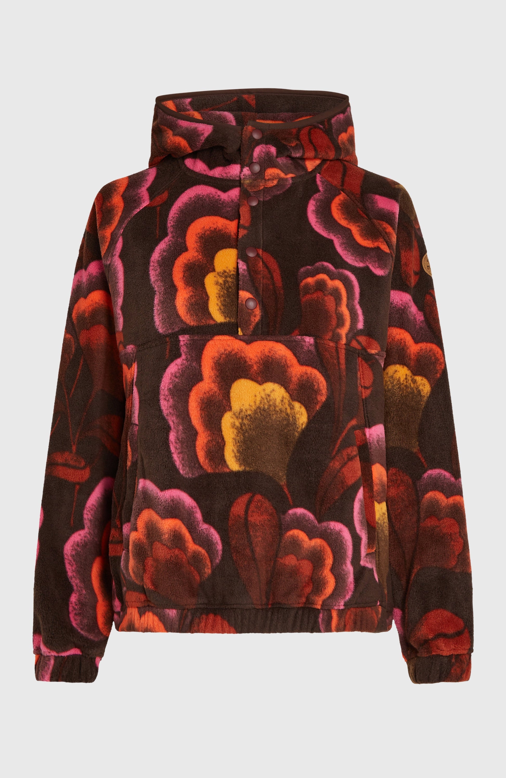 O'Riginals Superfleece Hoodie Women Brown Originals Flower