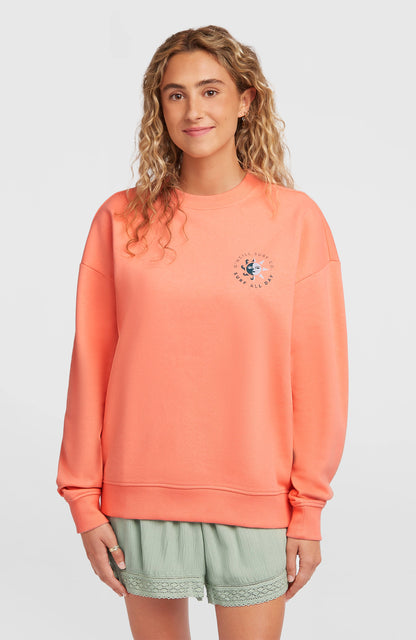 Summer Musthave Crewneck Sweatshirt Women Funky Peach