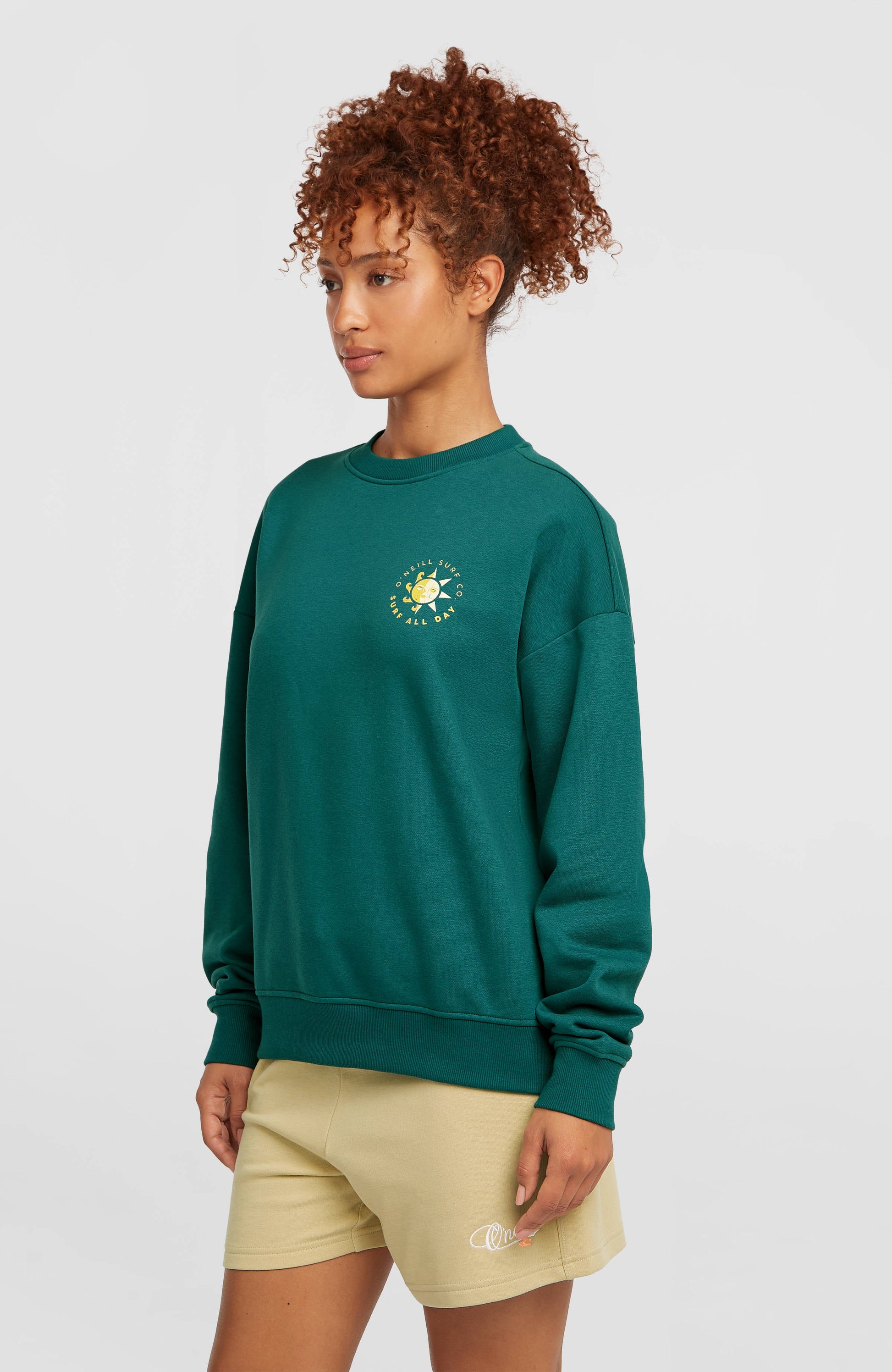 Summer Musthave Crewneck Sweatshirt Women Botanical Heat