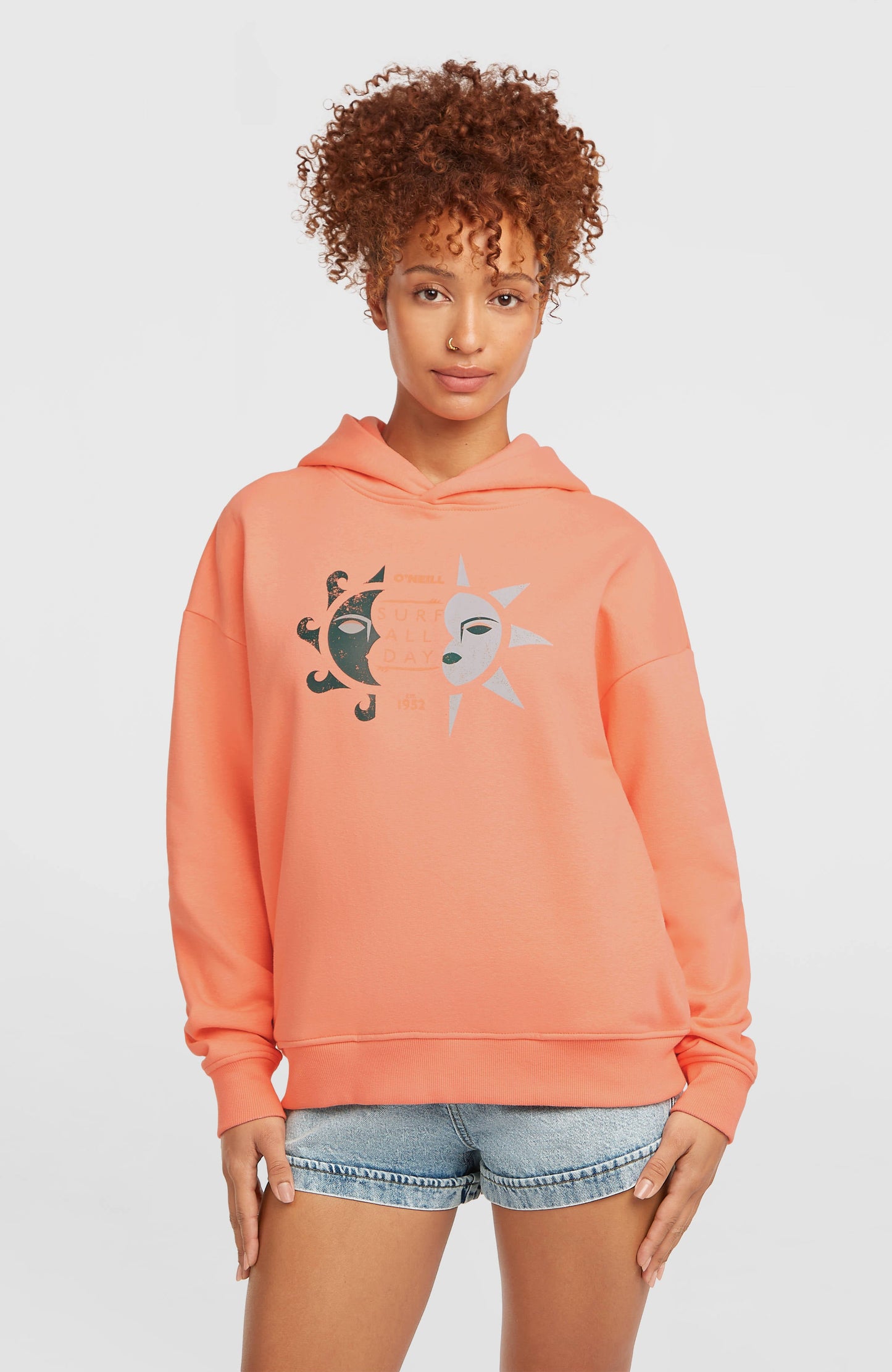 Summer Musthave Hoodie Women Funky Peach
