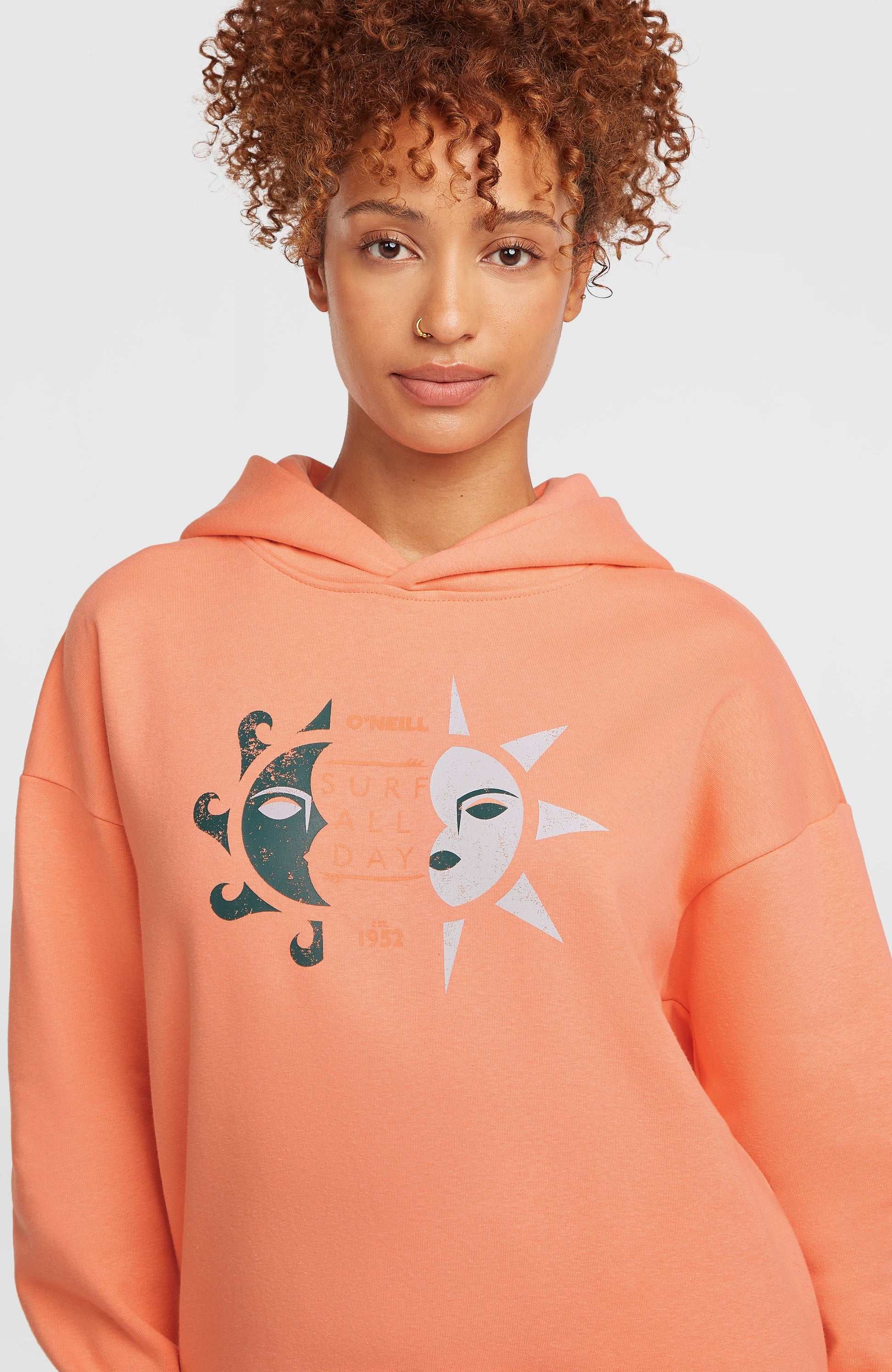 Summer Musthave Hoodie Women Funky Peach
