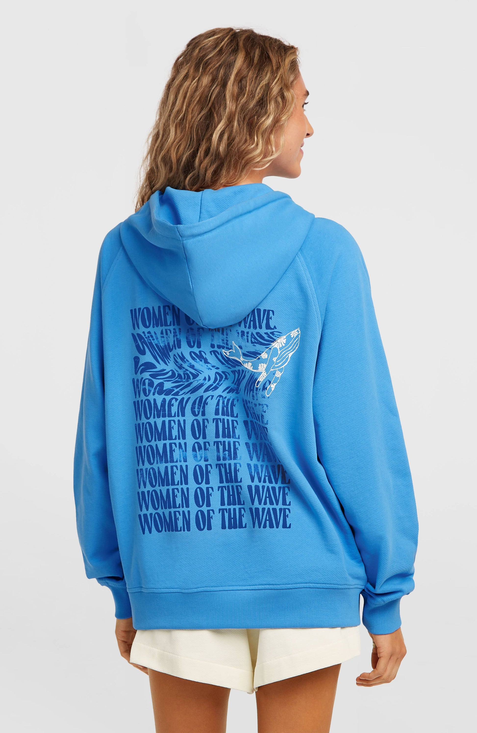 Women Of The Wave Hoodie Women Blue Booth