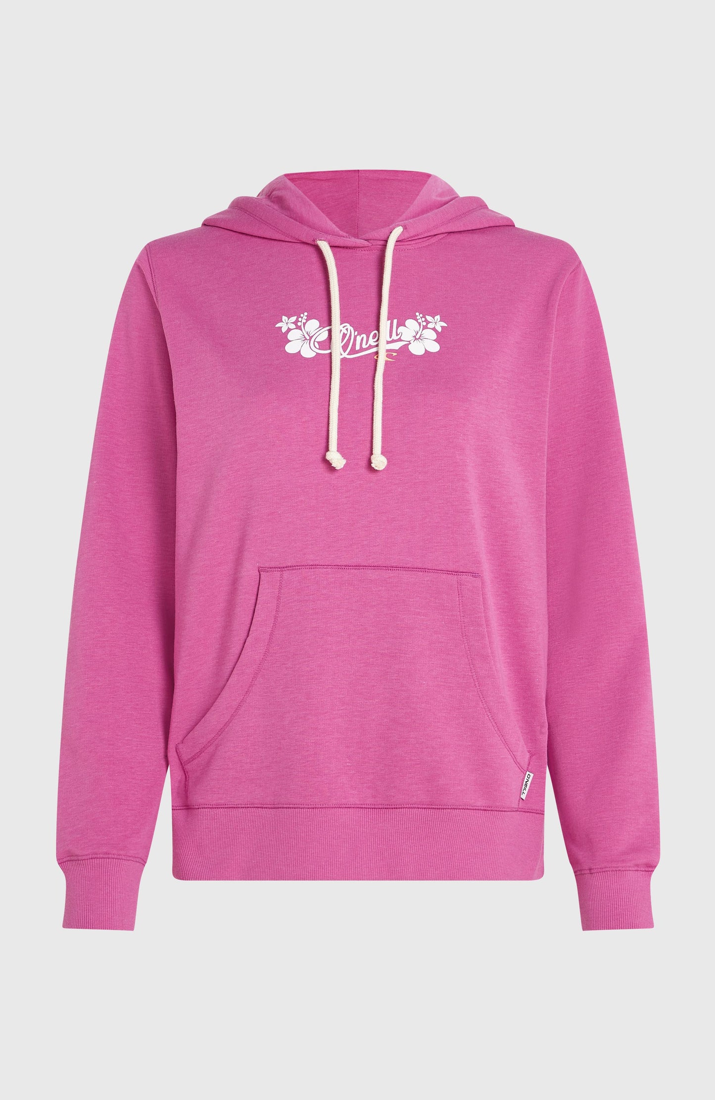Essentials Script Hoodie Women Electric Fuschia
