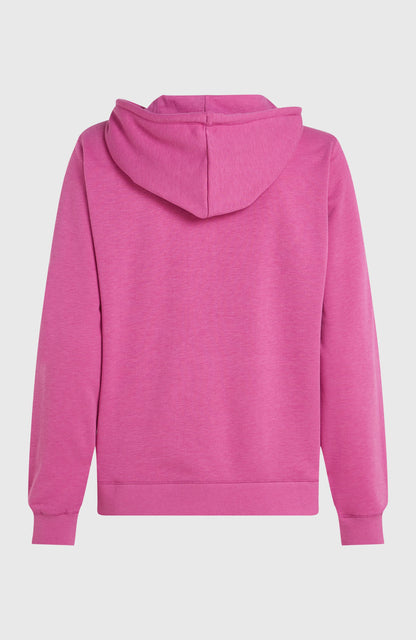 Essentials Script Hoodie Women Electric Fuschia