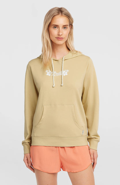 Essentials Script Hoodie Women Cocoa Sand